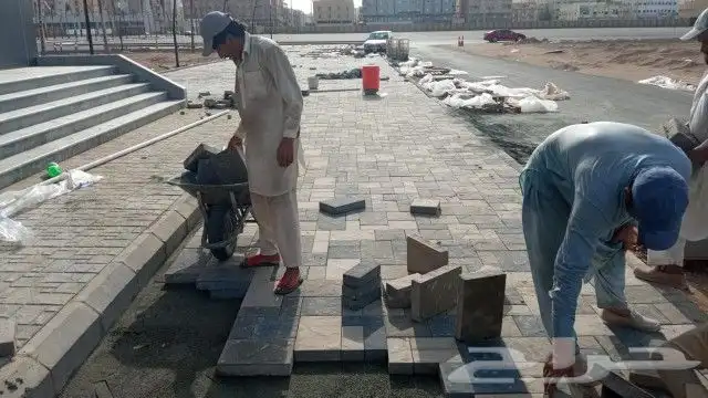 انتر لوك وارصفة وحدائق 3