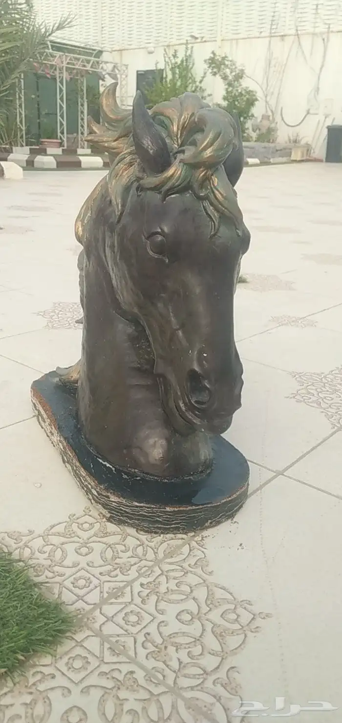 للبيع مجسم راس حصان 3