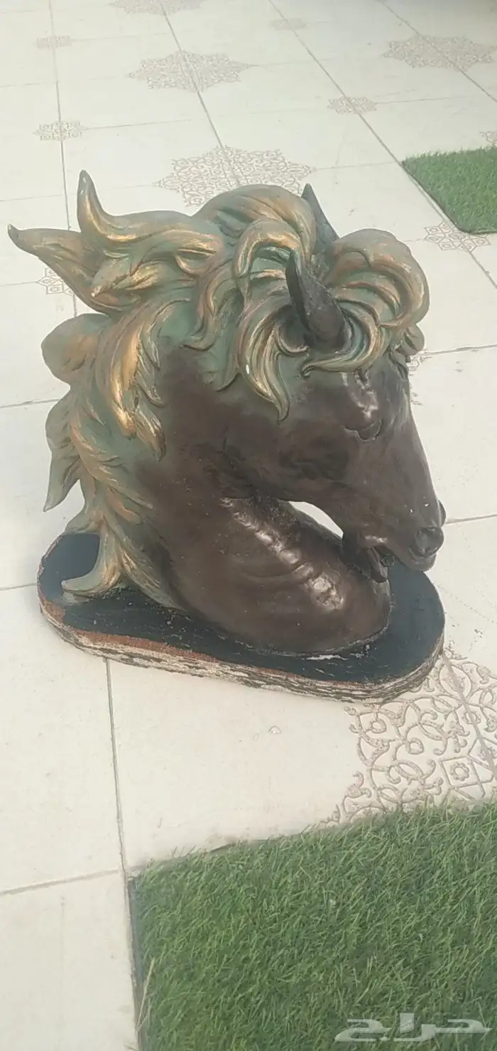 للبيع مجسم راس حصان 0