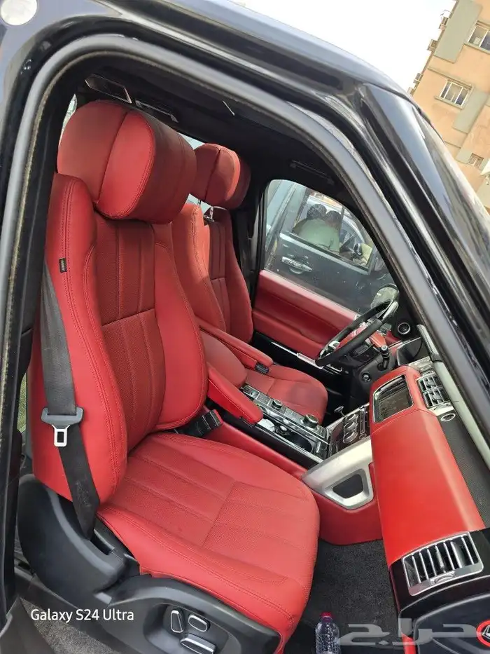 تغيير داخليه رانج روفر من بيج الى عنابي 4