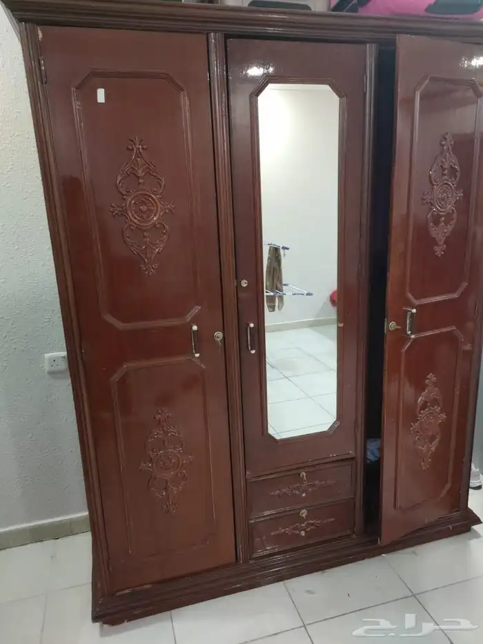 دولاب وسرير نفر مستعمل مع مرتبه 0