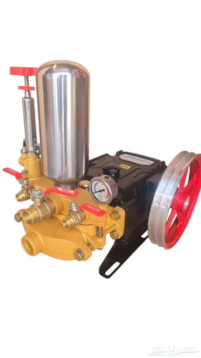 مضخة رش زراعية 120 بار تايواني تعمل علي الماطور و الحراثة 2