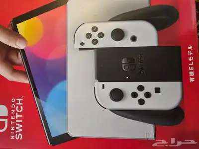 سويتش Nintendo مع كامل ملحقاته استخدام نظيف 0