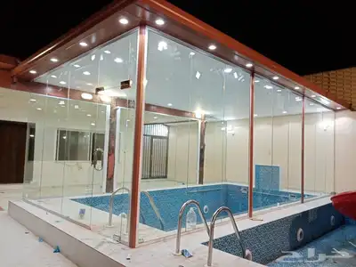 كيفك للألمنيوم أبواب شبابيك شتر استركشر والزجاج السكريت والم 7