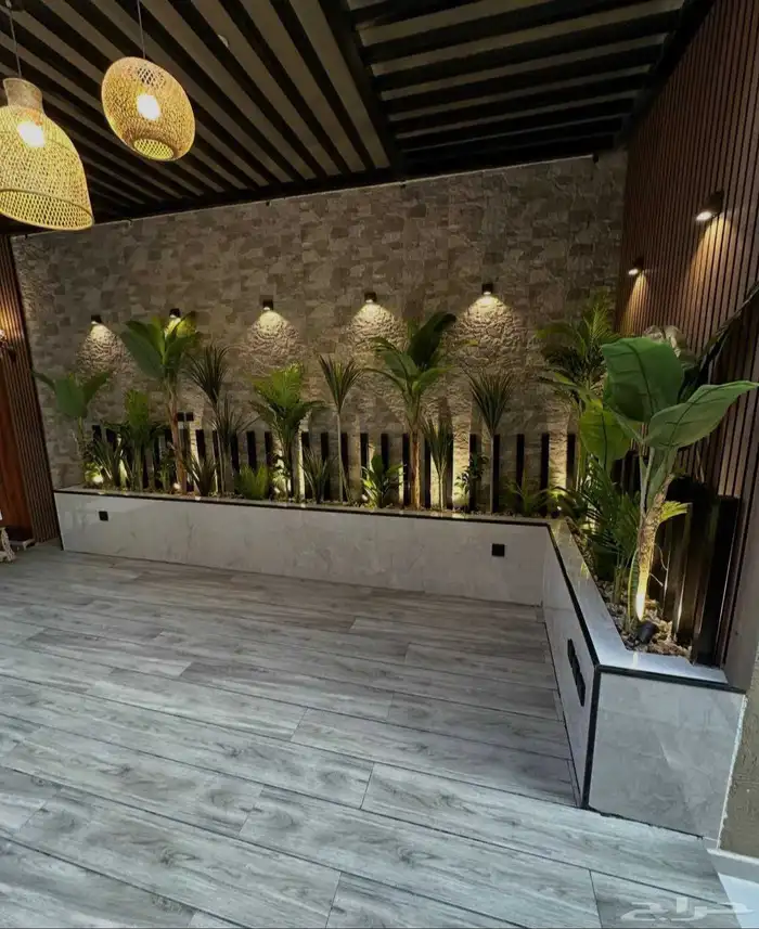 تكسيات بديل خشب وعشب صناعي 15