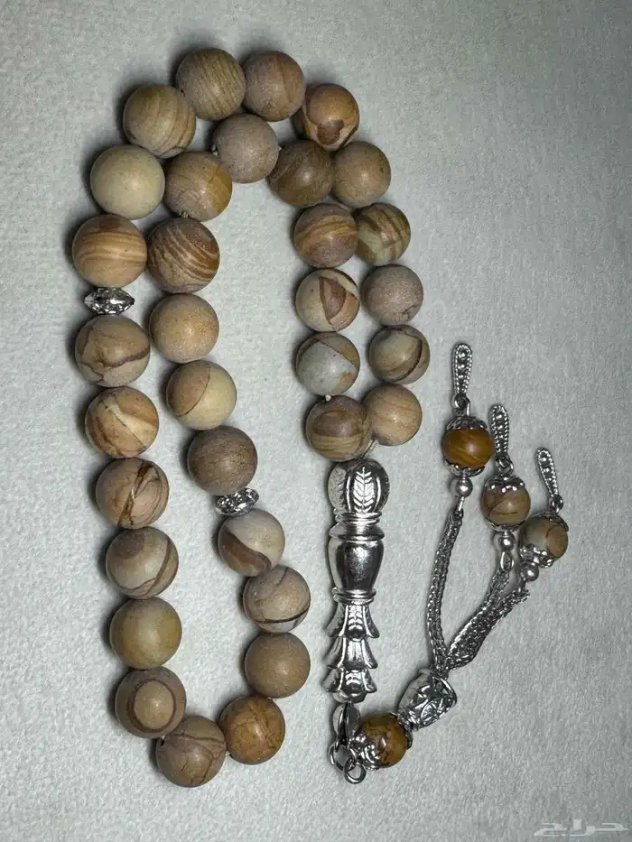 سبح احجار عقيق طبيعي 5