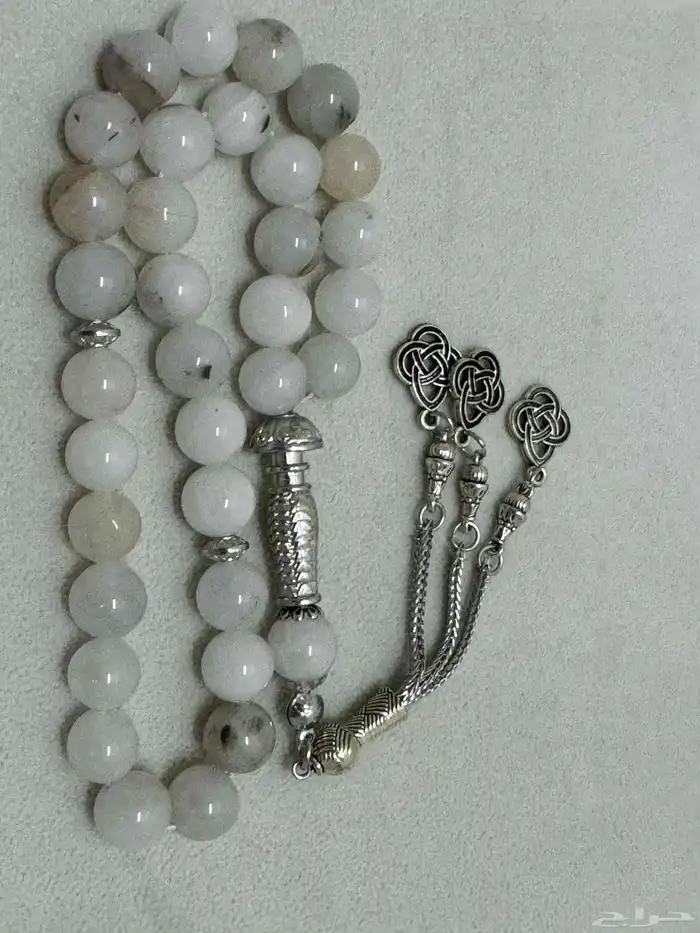 سبح احجار عقيق طبيعي 8