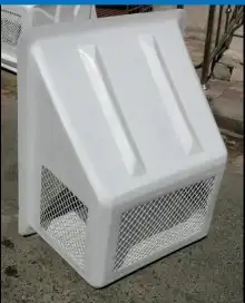 طاردالحمام مكيفات فايبر جلاس خارجية شباك حمام فايبر مرواح 5