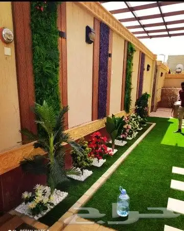 عشب صناعي عشب طبيعي عشب جداري شلالات نوافير 2
