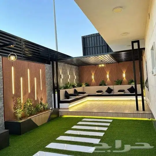 عشب صناعي عشب طبيعي عشب جداري شلالات نوافير 6