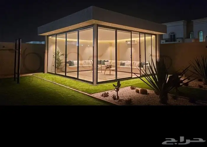 ساندويتش بانل مجالس زجاجيه ملاحق ساندويتش بانل خيام ملكيه 3