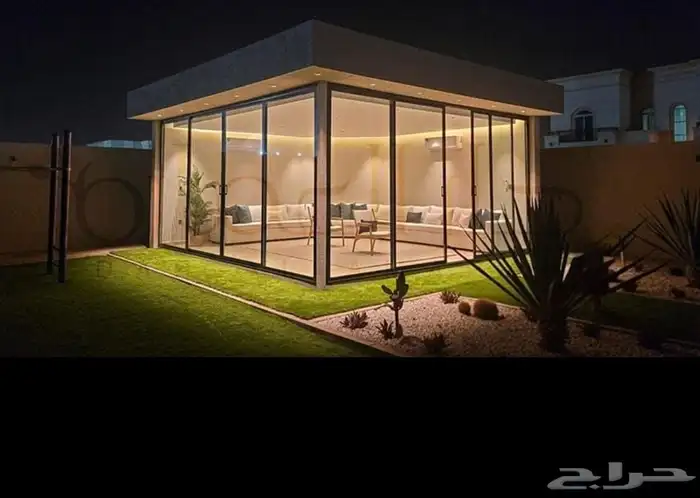 ساندويتش بانل مجالس زجاجيه ملاحق ساندويتش بانل خيام ملكيه 9