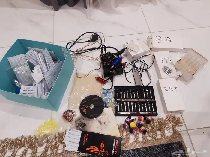 جهاز تاتو بجميع اغراضه 0