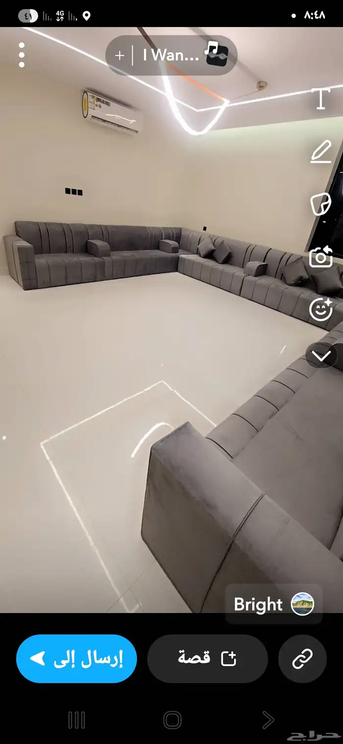 طقم كنب مقاس 5في 4جديد لم يستخدم 2