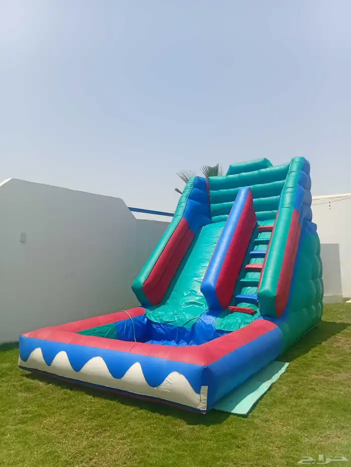 زحليقه مائيه نطيطات ملعب صابوني 7