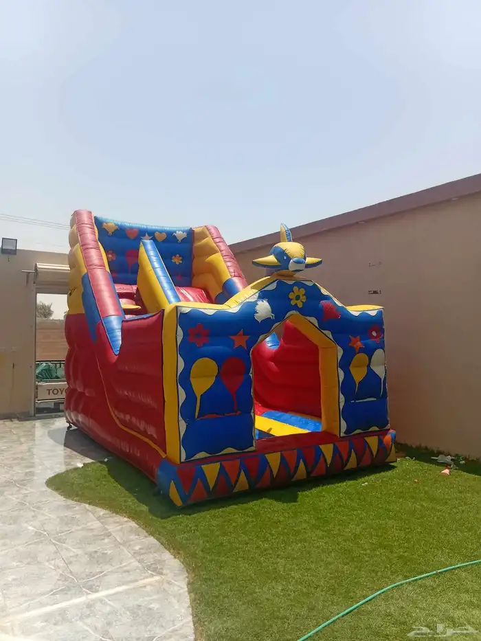 زحليقه مائيه نطيطات ملعب صابوني 6