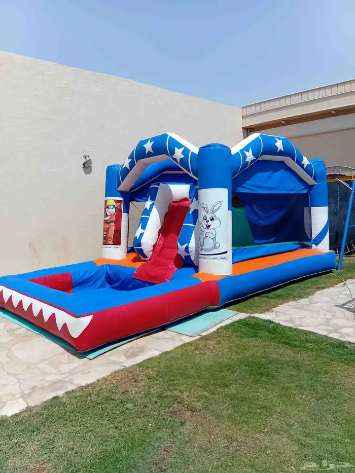 زحليقه مائيه نطيطات ملعب صابوني 4