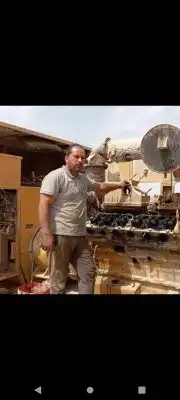 ميكانيكي معدات ثقيله كاتربيلر. شيول بوكلين مولدات جليدر 3