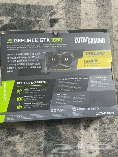 gtx 1650 جديد وا نضيف 0