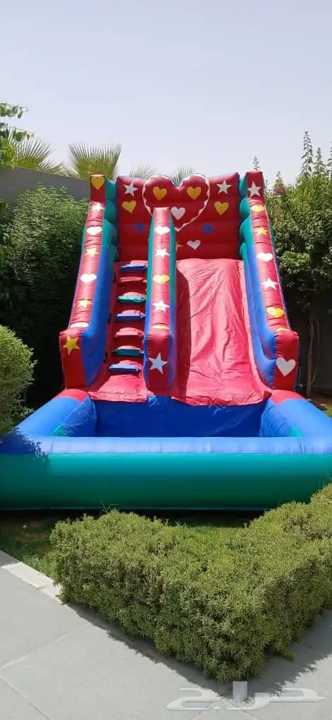 زحليقه مائيه نطيطات ملعب صابوني 5