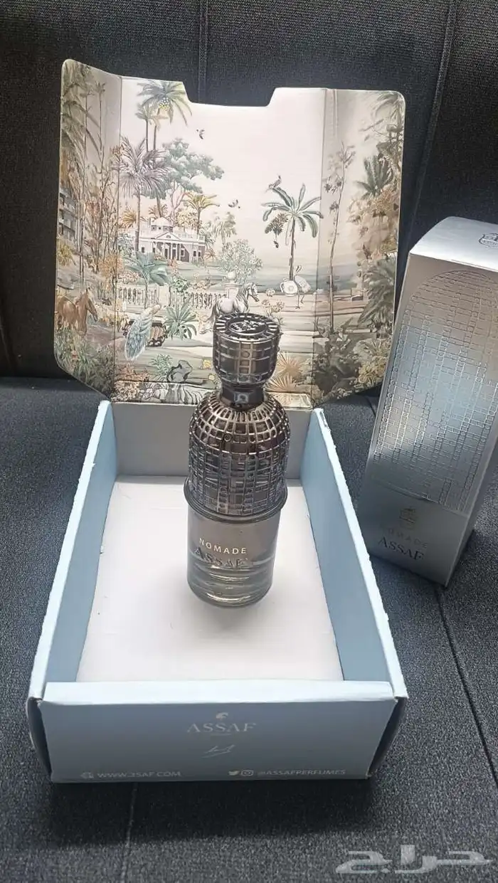 عطر جديد بكرتونة عطور عساف 100ريال 1
