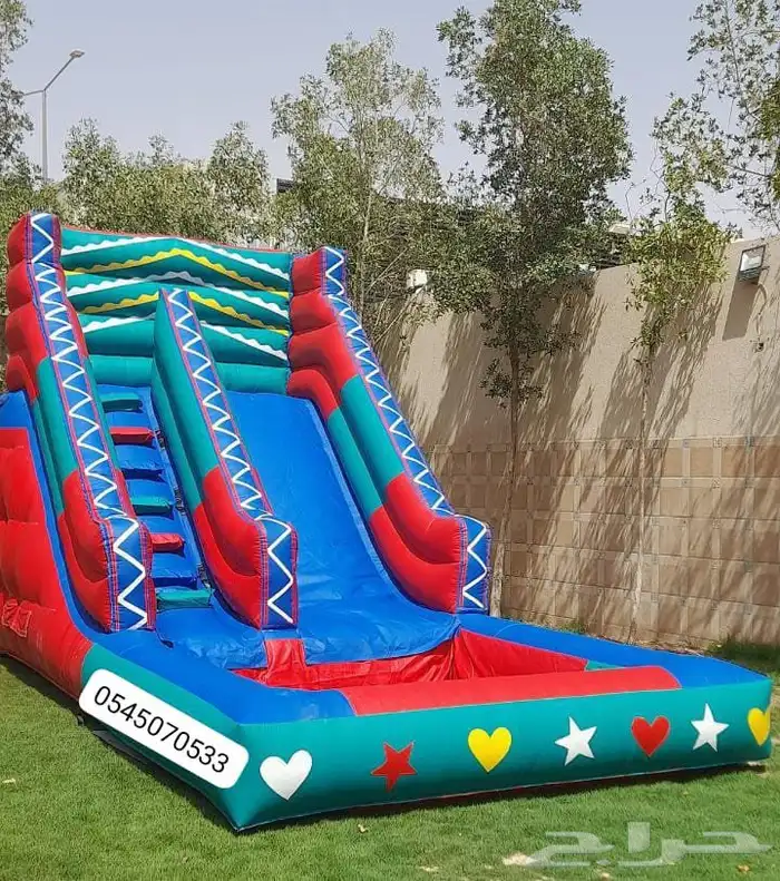 زحليقه مائيه نطيطات ملعب صابوني 1