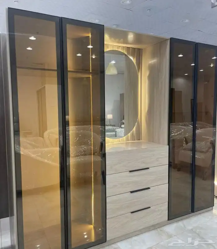 اسلام عليكم ورحمة الله وبركة حسب الطلب غرف النوم تفصيل دولاب 5