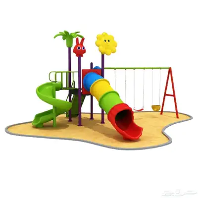العاب اطفال العاب بلاستيك العاب حدائق  مراجيح و زحليقه 7