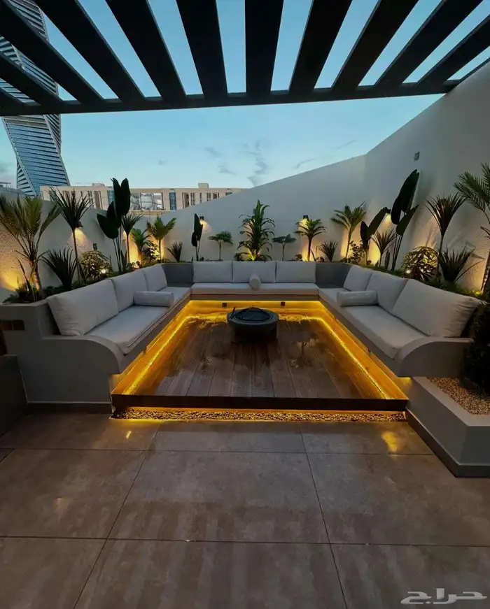 عشب حدائق بديل خشب 35