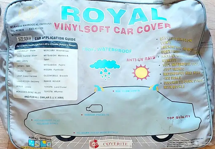 غطاء او طربال سيارة 1