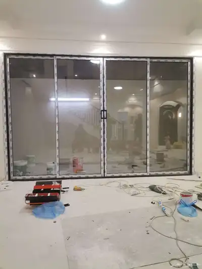 شبا  المنيوم دبل زجاج 0