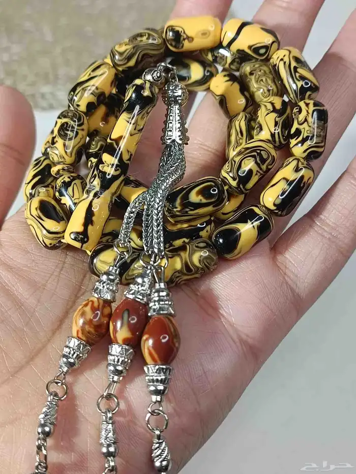 سبحة مميزة بكالايت محبر خامة ناعمة 3