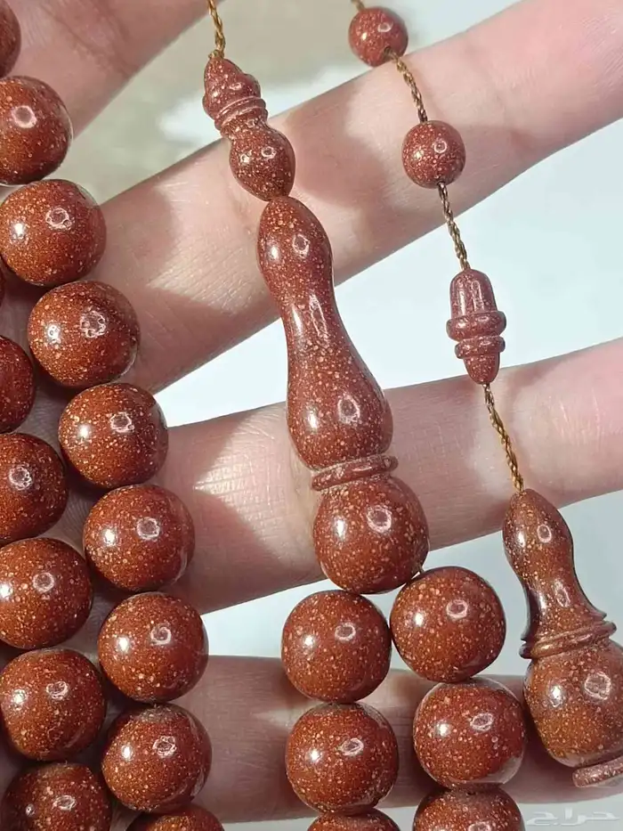سبحة الماني من بلاطة تكريك اسود خراطة جديدة 0