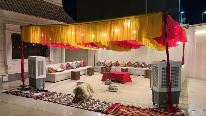 جلسات شعبيه طاولات طعام 1