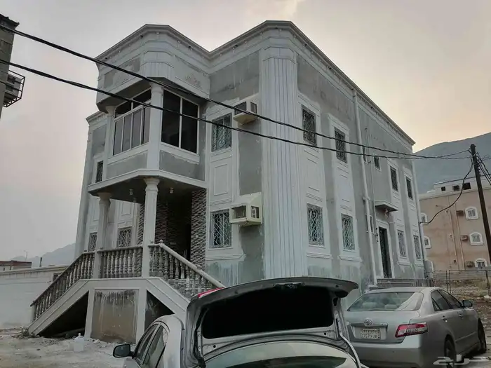 ديكورات خارجيه سمنت البيض وبطحا الرياض لياسه ملونه جوال 0558 6