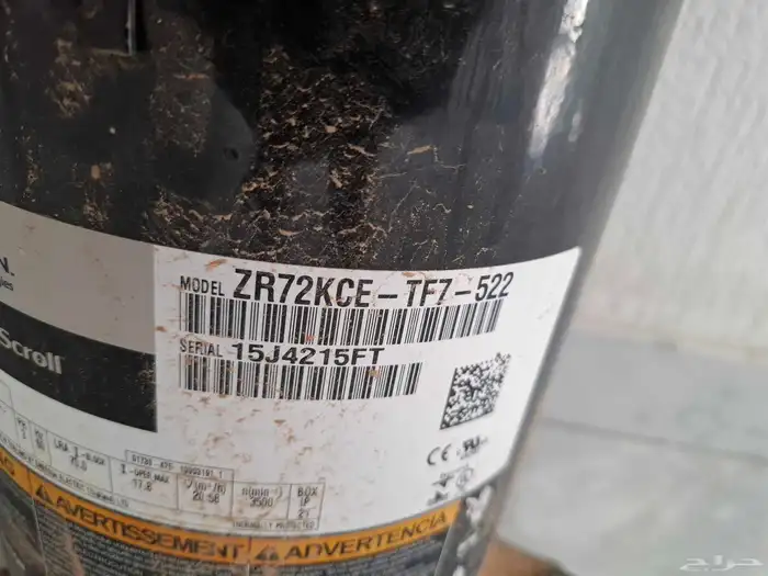 كمبرس 3 فاز 380 فولت فريون 407 جديد لم يستعمل خالص 1