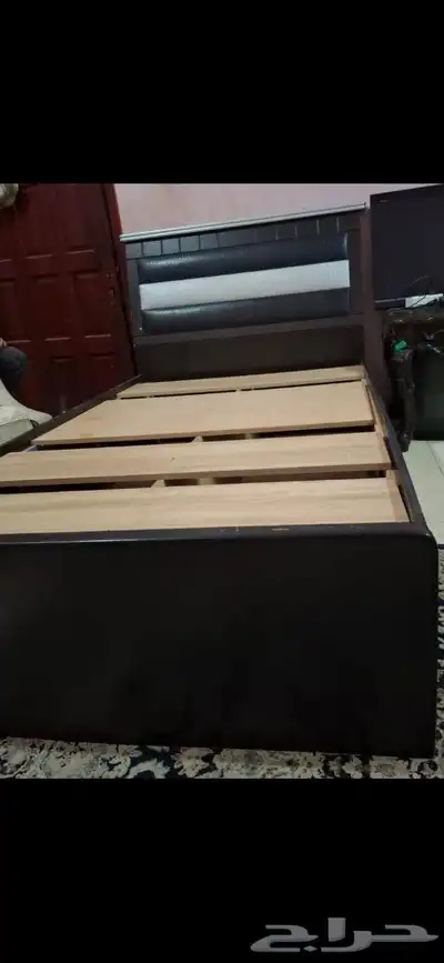 سرير نفر ونص نظيف مع مرتبه 0