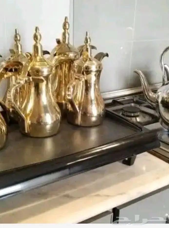قهوجين وصبابين كراسي طاولات كنب دفيات جالس شعبيه مع مراكي وم 8
