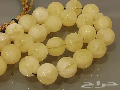 مسباح سبحة كهرمان ضغط 44 خرزة 4