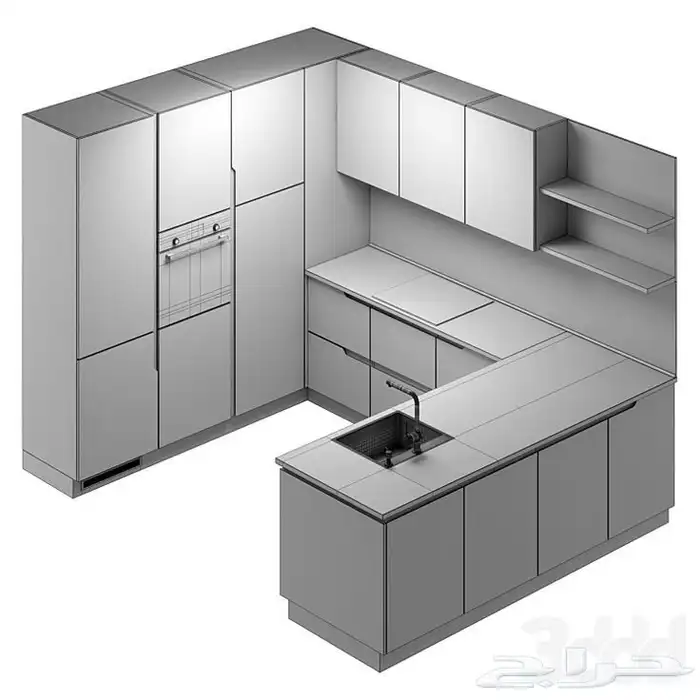 مطابخ تفصيل حسب اختيار العميل 10