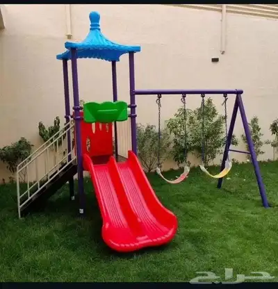 العاب اطفال العاب بلاستيك العاب حدائق  مراجيح و زحليقه 5