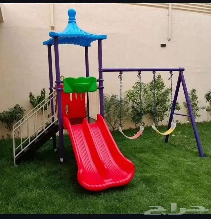 العاب اطفال العاب بلاستيك العاب حدائق  مراجيح و زحليقه 5