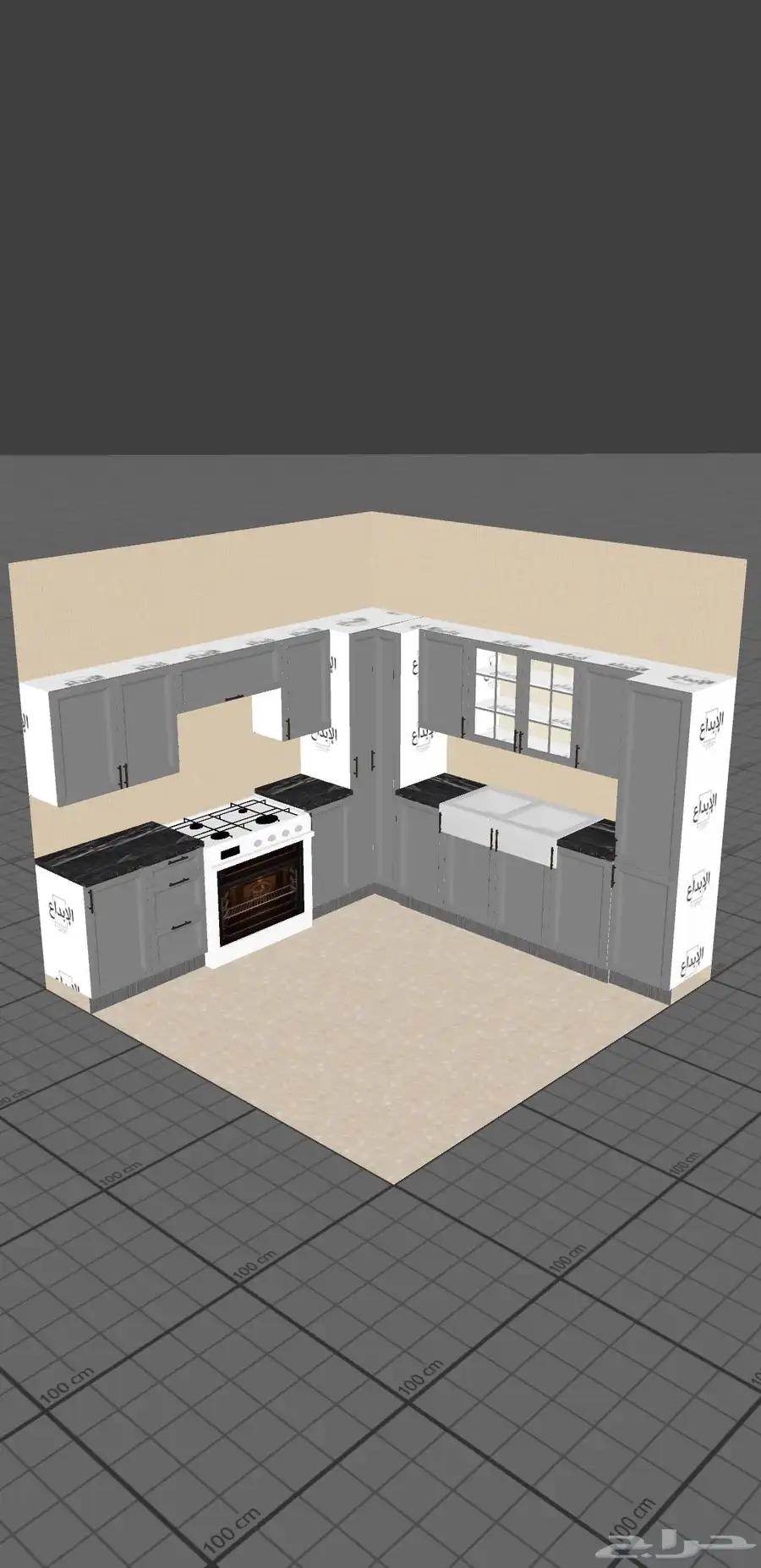6-meter ready-made kitchen cabinet 3