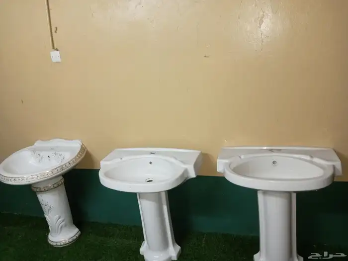 ثلاث مغسل يد شبه جديد الموقع الحرجة الرفغه 3