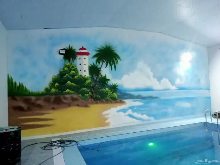 رسام جدارن رسم مدارس كافيهات مغاسل سيارات 0