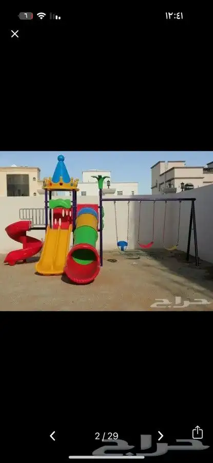 مراجيح وزحاليق نطاطات ترمبولين ارضيات ربر او اسفنجية 19
