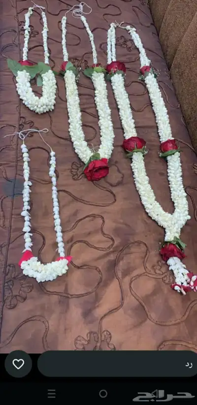 جده والتوصيل لجميع مناطق المملكه عقود فل ورد كاذي خوعه خطور 6