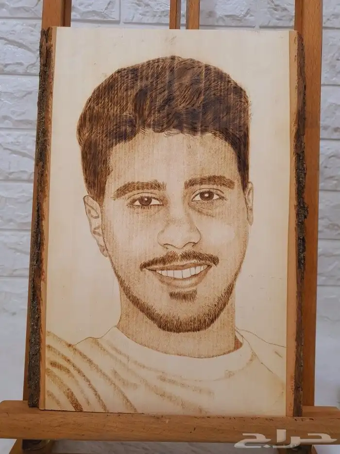 من طلباتكم رسم بالحرق على الخشب 0