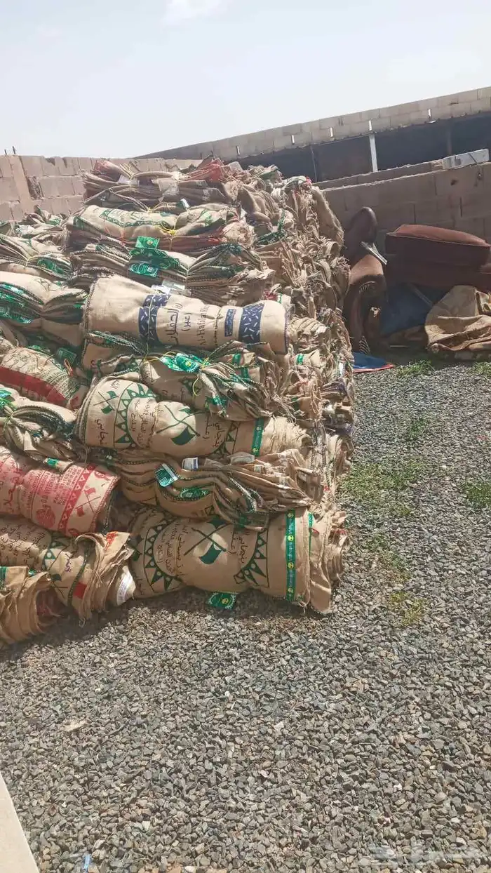 للبيع خيش رز فاضيه ونظيفة جدا 40كيلوو 6