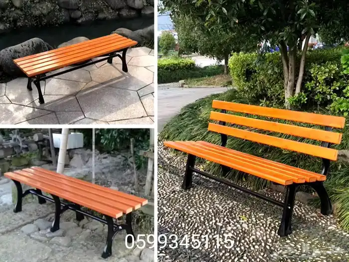 مقاعد خشبية الحدائق 21